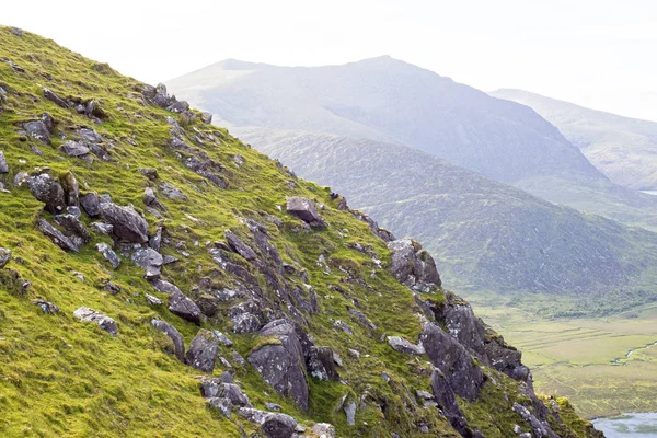 Vista Panorámica Las Montañas Camino Los Cerezos Condado Kerry Irlanda —  Fotos de Stock