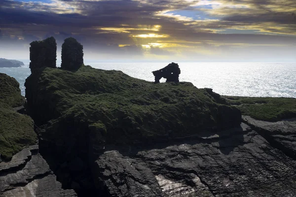 Lízat Hrad Hrabství Kerry Irsko Divoké Atlantické Cestě — Stock fotografie