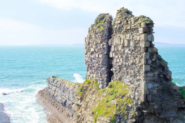 Leck Castle County Kerry Irland Auf Dem Wilden Atlantischen Weg — Stockfoto