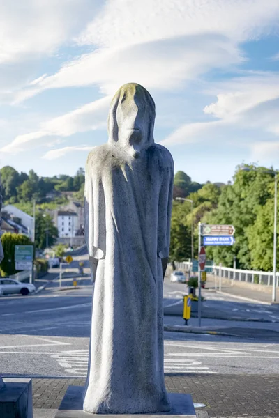 Mnich Bez Twarzy Posągi Mieście Fermoy Hrabstwie Cork Irlandia — Zdjęcie stockowe