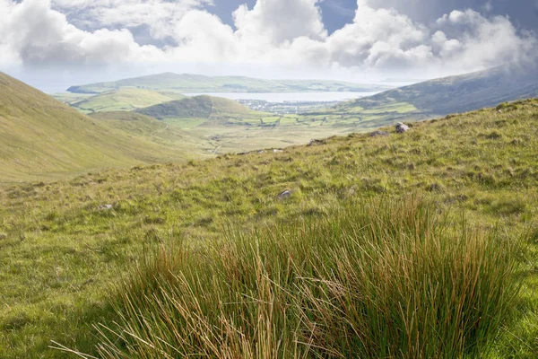 Exuberante vista verde de las montañas en el condado de kerry —  Fotos de Stock