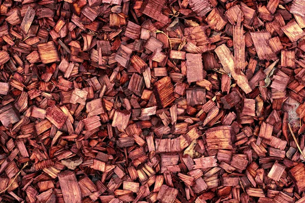 Backgrounds, Textured - Abstract pile wood chips — Stock Photo, Image