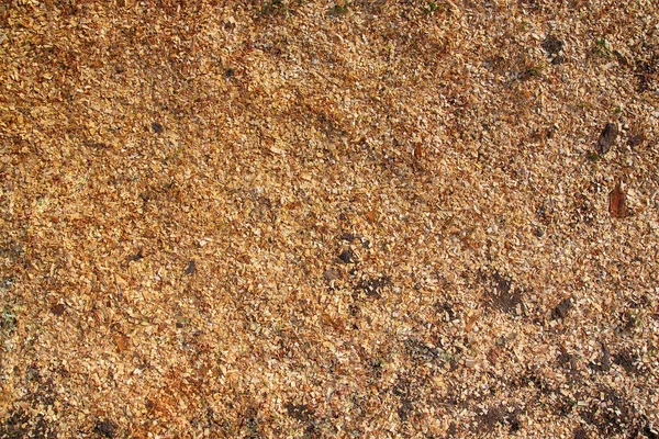 Backgrounds, Textured - Abstract pile yellow wood chips — Stock Photo, Image