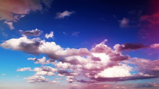 Ουρανός Και Σύννεφα Από Ιανουαρίου Μέχρι — Αρχείο Βίντεο