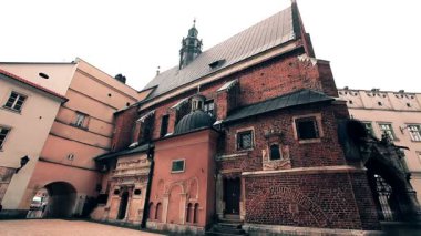 Krakow, Polonya, 18 Aralık 2018 - Krakow Meydanı, eski şehir