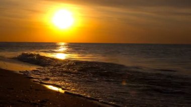 Sahilde gerçek bir sesle sabah