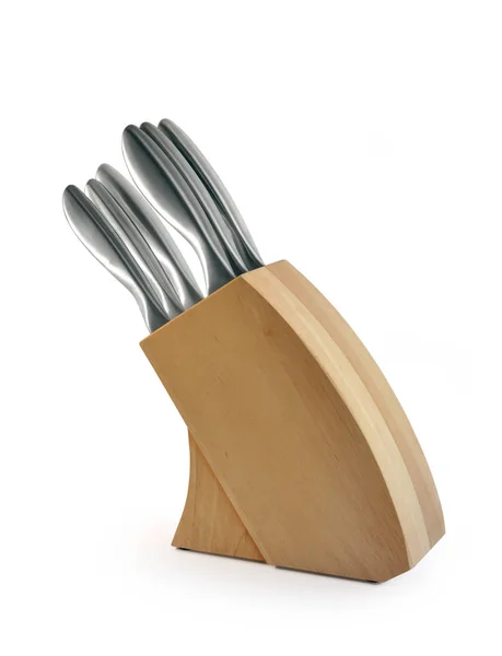 Sada kuchyňských nožů — Stock fotografie