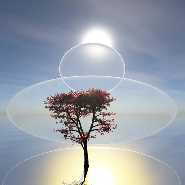 Zen Horizon surreal — Fotografia de Stock