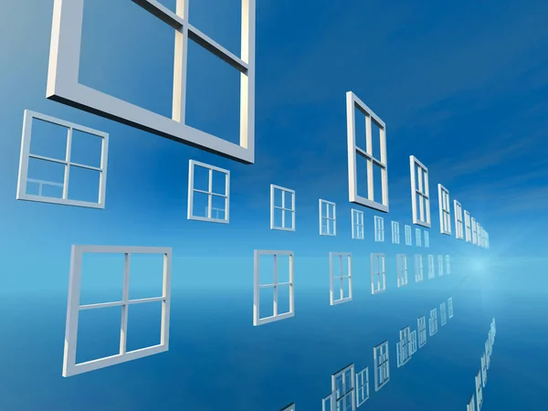 Windows parlak mavi günün seçim