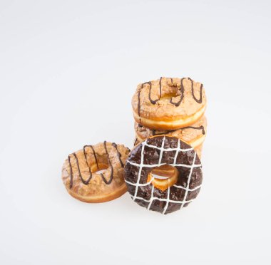 Çörek veya bir arka plan üzerinde çeşitli börekler