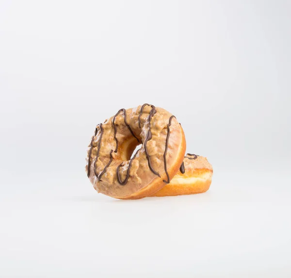 Donut Eller Färsk Donut Bakgrund — Stockfoto