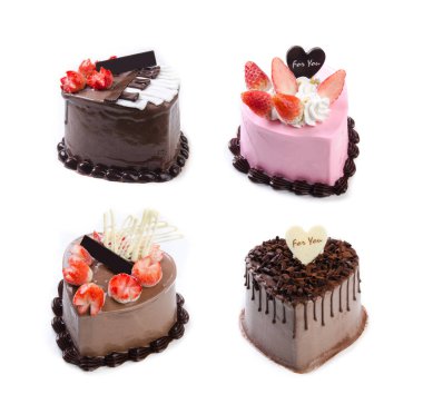 koleksiyon pasta, dondurma pasta arka plan üzerinde