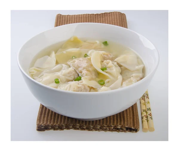 Wonton Soup Pork Soup Asia Food — Stock Photo, Image