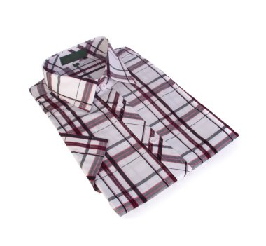 gömlek, adamın pamuk ekose gömlek arka planda.