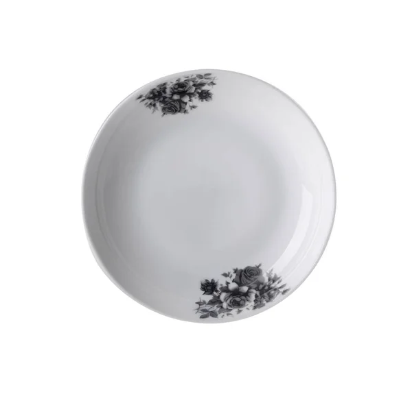 Plates White Background — Stock Photo, Image