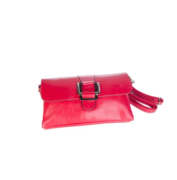 Bolsa Bolso Mano Rojo Fondo — Foto de Stock