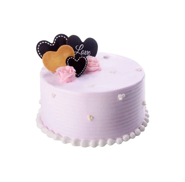 Cake Ice Cream Cake White Background — Stock Photo, Image