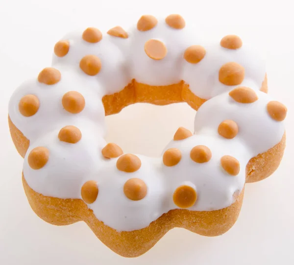 Donut Lub Świeże Pączki Tle — Zdjęcie stockowe
