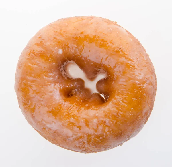 Munkar Sockerhaltiga Donut Bakgrund — Stockfoto