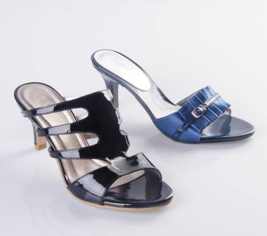 Ayakkabı, Bayan Ayakkabı ve arka plan üzerinde.