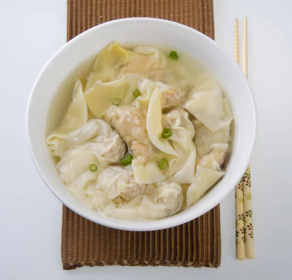 Wonton Soup Pork Soup Asia Food — Stock Photo, Image