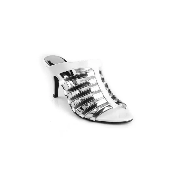 Scarpe Scarpe Donna Sullo Sfondo — Foto Stock