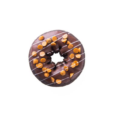 çörek veya bir arka plan üzerinde konsepti ile çörek