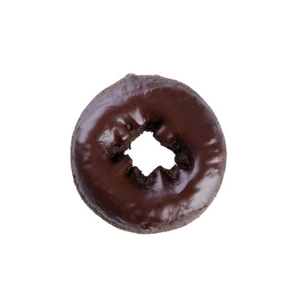 Donut Oder Donut Isoliert Auf Weißem Hintergrund — Stockfoto