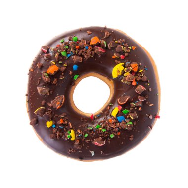 çörek veya bir arka plan üzerinde konsepti ile çörek