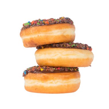 çörek veya bir arka plan üzerinde konsepti ile çörek