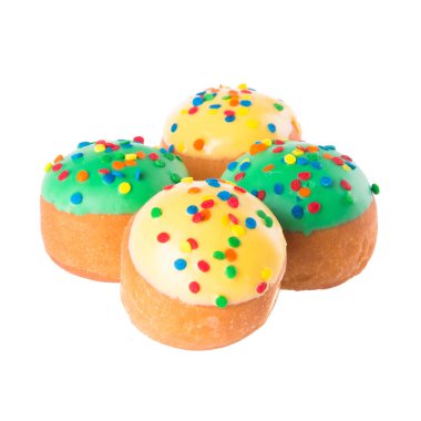 çörek veya bir arka plan üzerinde konsepti ile çörek.