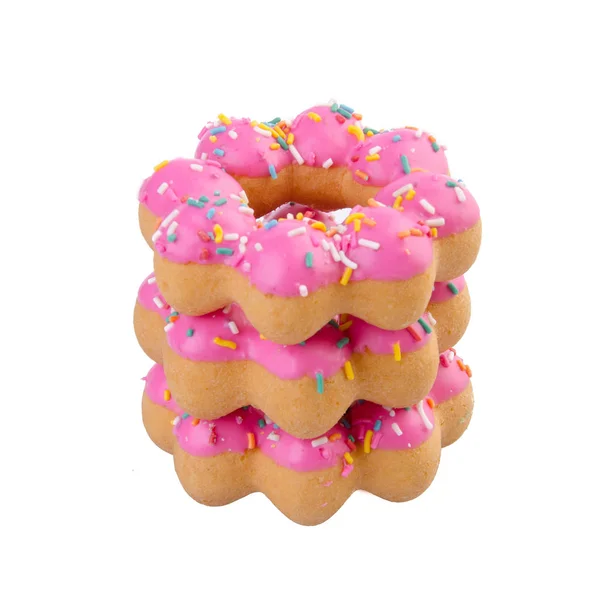 Donut oder Donut mit Konzept auf Hintergrund. — Stockfoto