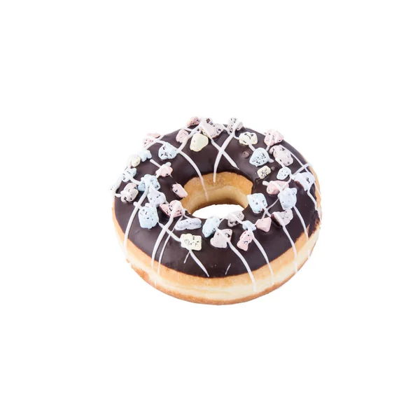 Donut o donut con concepto sobre fondo . — Foto de Stock