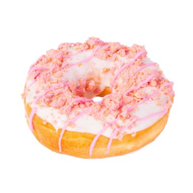 çörek veya bir arka plan üzerinde konsepti ile çörek.