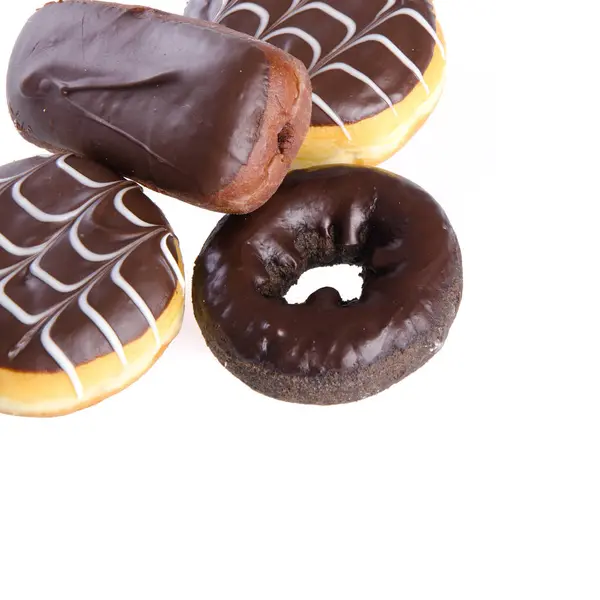 Donut oder Donut mit Konzept auf Hintergrund. — Stockfoto