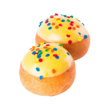 çörek veya bir arka plan üzerinde konsepti ile çörek.