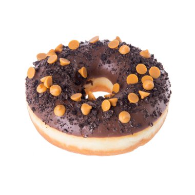 çörek veya bir arka plan üzerinde konsepti ile çörek.