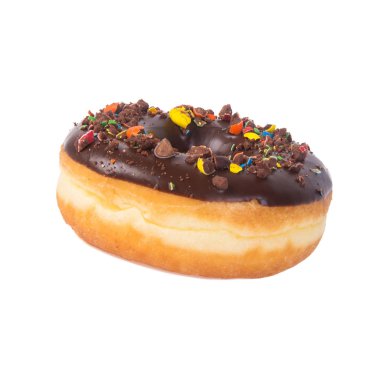 çörek veya bir arka plan üzerinde konsepti ile çörek.