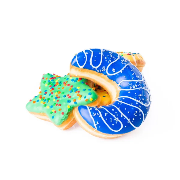 Donut oder Donut mit Konzept auf Hintergrund. — Stockfoto