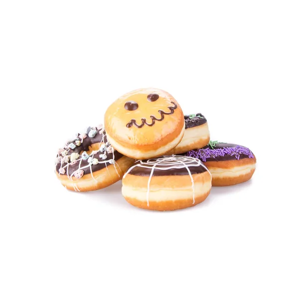 Donut oder Donut mit Konzept auf Hintergrund. — Stockfoto