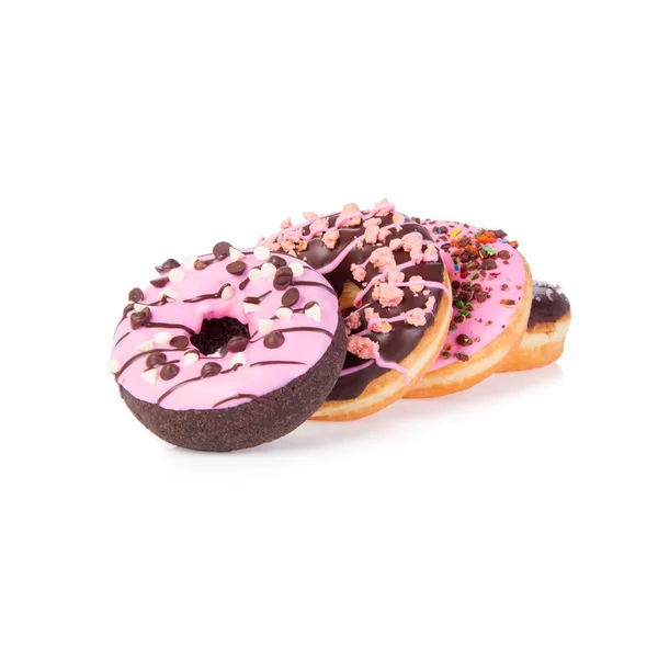 Donut o donut con concepto sobre fondo . — Foto de Stock