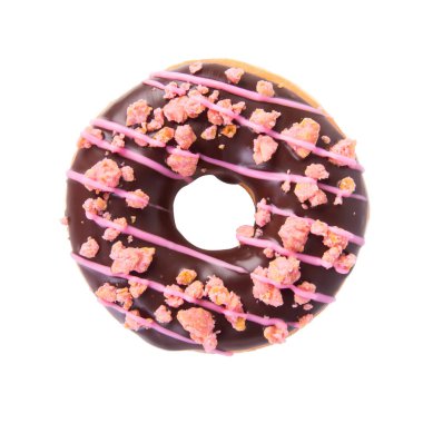 çörek veya bir arka plan üzerinde konsepti ile çörek.