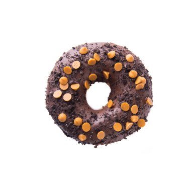 çörek veya bir arka plan üzerinde konsepti ile çörek.