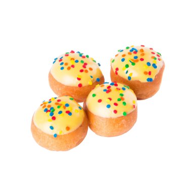 çörek veya bir arka plan üzerinde konsepti ile çörek.