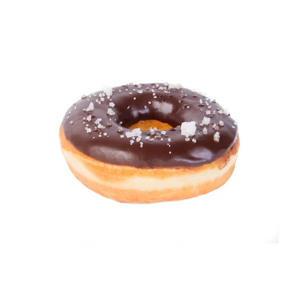 Donut ou donut com conceito em um fundo . — Fotografia de Stock