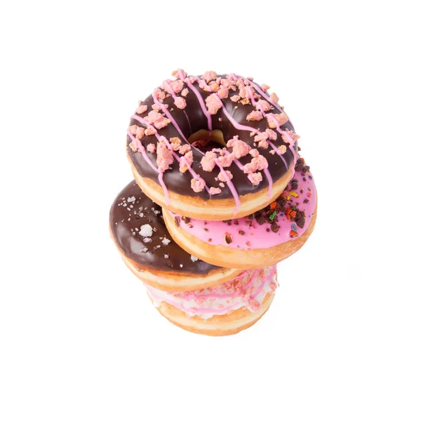 Donut oder Donut mit Konzept auf Hintergrund. — Stockfoto