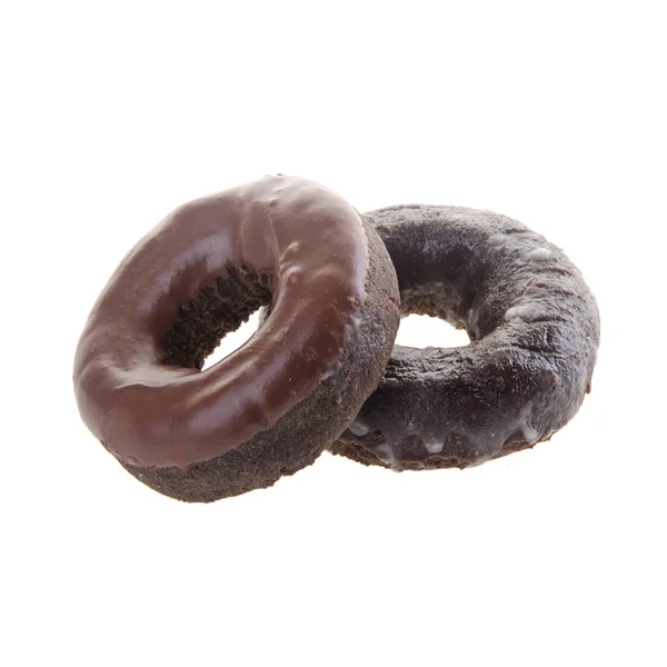 Donut ou donut com conceito em um fundo . — Fotografia de Stock