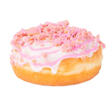 çörek veya bir arka plan üzerinde konsepti ile çörek.