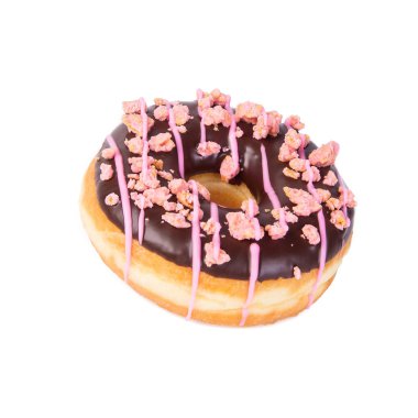 çörek veya bir arka plan üzerinde konsepti ile çörek.