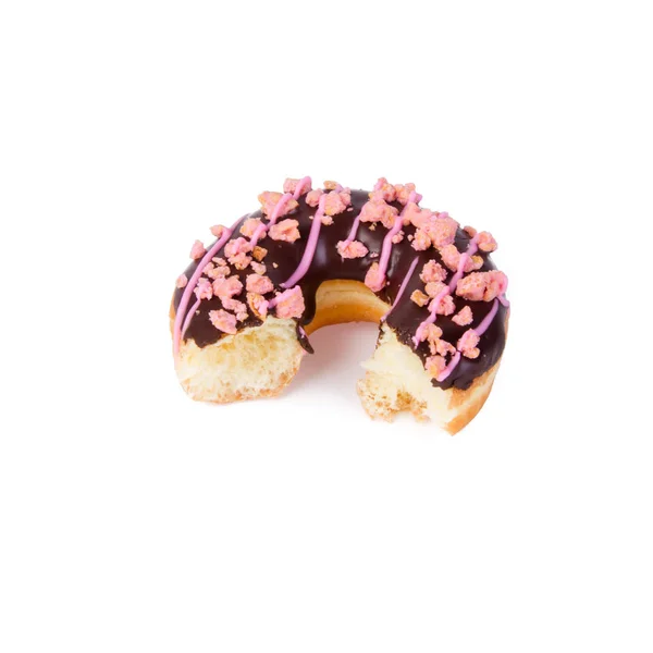 Donut o donut con concepto sobre fondo . — Foto de Stock